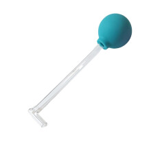 (Green Flat) Portable Tonsils Stone Remover With Right Angle Tube Easy Carry Tonsillolith Stone Remover For Mouth Cleaning