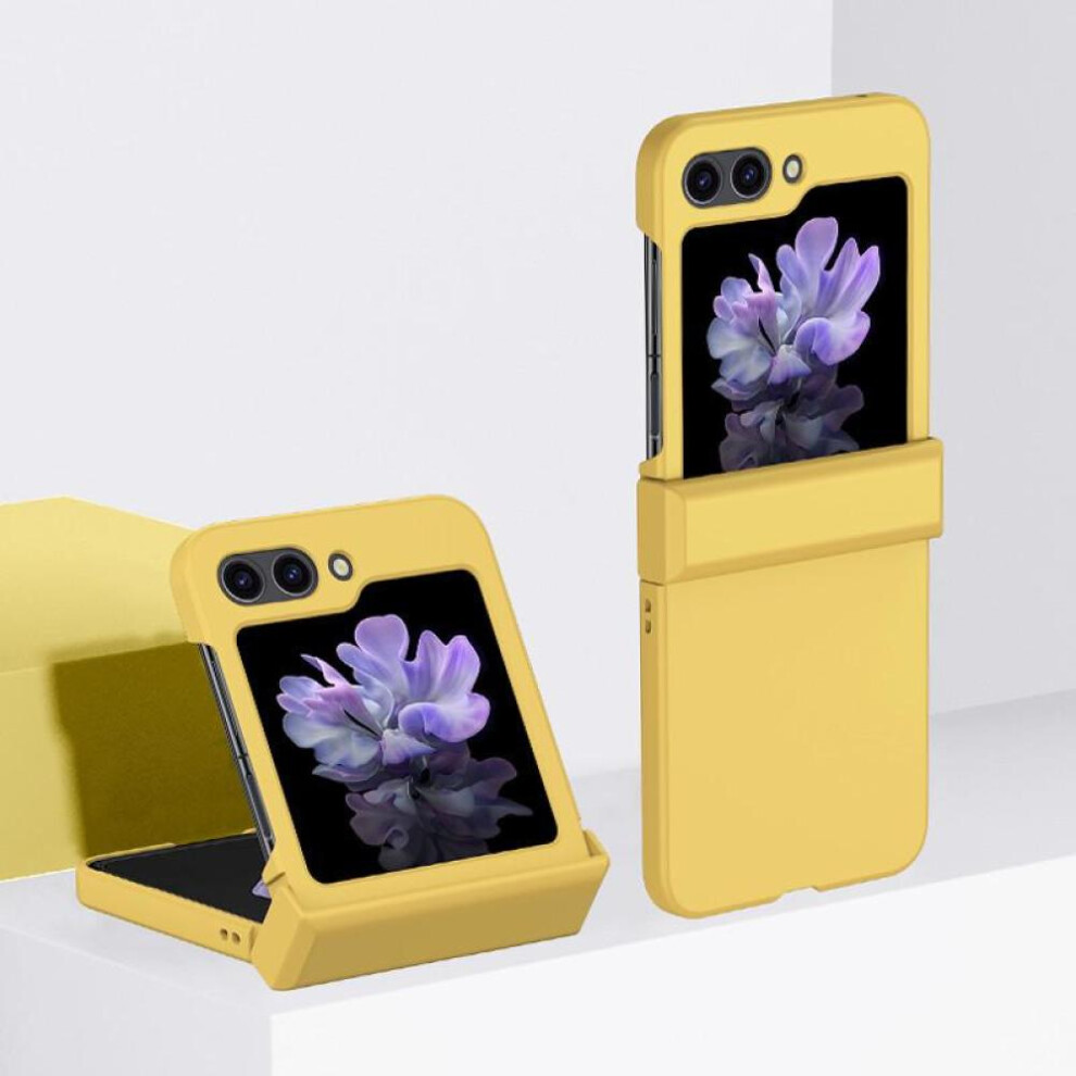 (yellow, Samsung Galaxy Z Flip 5) Anti-drop Plastic Fashion Case For Samsung Galaxy Z Flip 5 5g Flip4 Flip3 Flip 4 3 Flip5 Zflip5 Zflip4 Shockproof Phone Covers