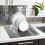 GEEZY GEEZY Microfibre Dish Drying Mat with Dish Drainer 50x38cm Kitchen Cutlery Drying Mat 2