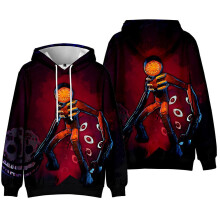 (B, 8-9 Years) Roblox Doors Printed Hoodies With Pockets Hooded Pullover Jumper Casual Drawstring Sweatshirt Tops For Boys Girls Fans