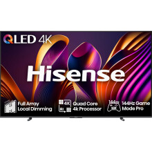 Hisense 100E7NQTUK 100" 4K QLED Smart TV 144Hz Refresh Rate with Freely