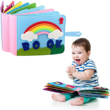 Quiet Books-3d Busy Book Felt Board For Toddlers 16" Themes Preschool Daily Life Storytelling Early Learning Interactive Play Kit Learning Sensory Sto