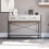 Vida Designs (Grey) Brooklyn 3 Drawer Console Table Hallway Storage 3