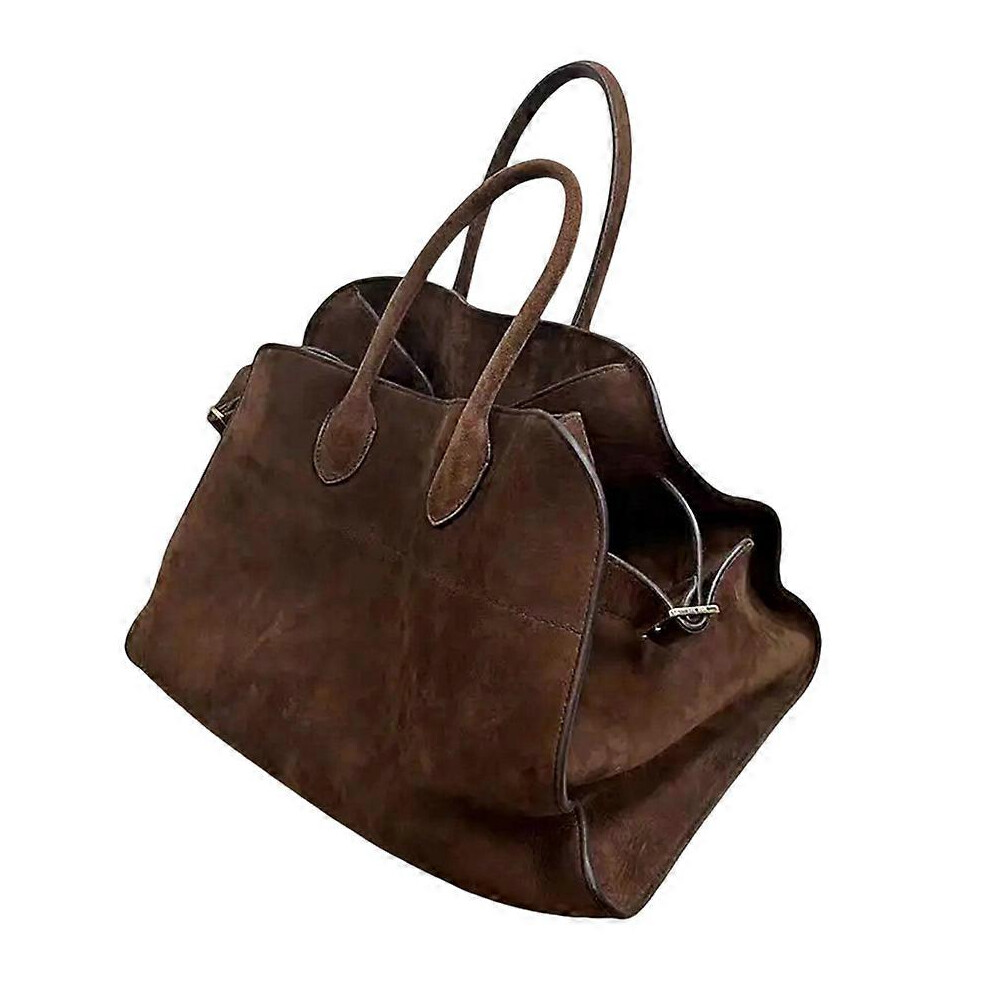 Luxury Womens Large Leather Tote Bag Stylish Travel Outdoor Fashion Handbag-image