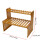 2 Layers Bamboo Storage Rack Kitchen Spice Jar Seasoning Rack Decoration Organizer Shelf Home Desktop Racks 8