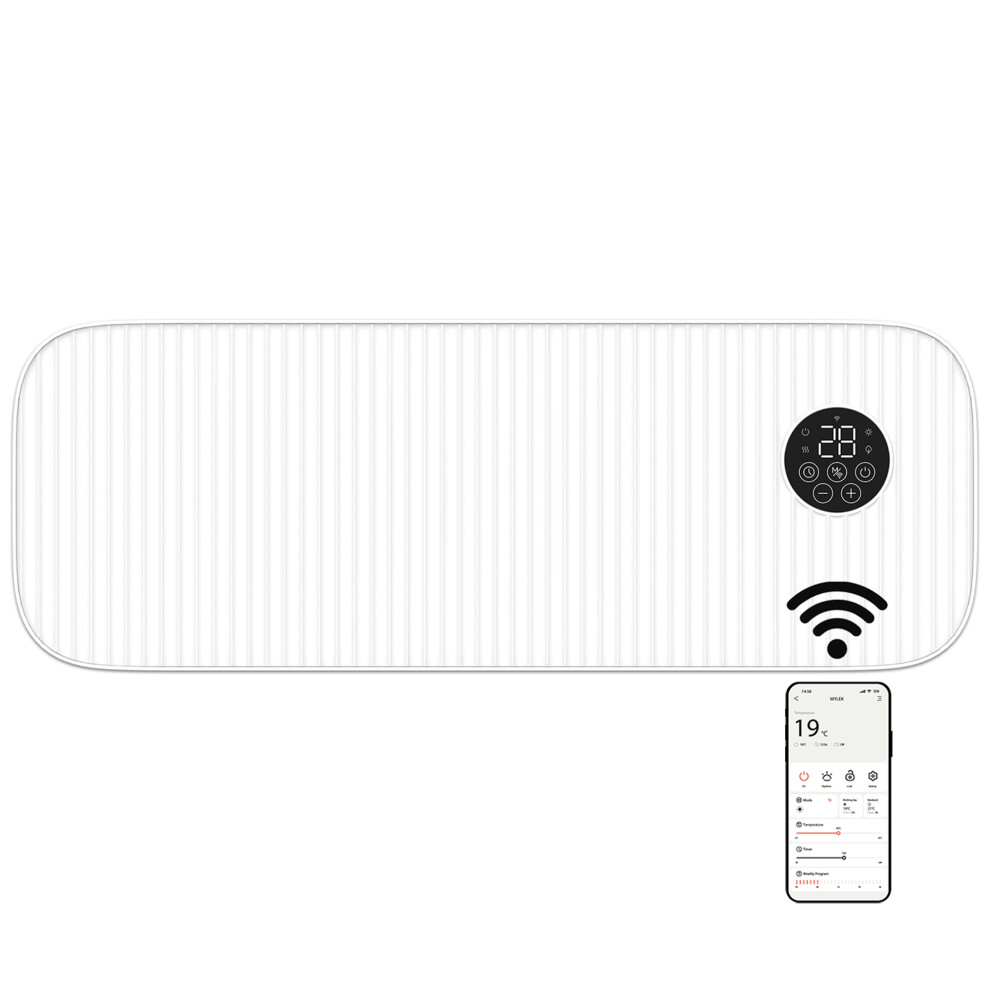 Mylek White Over Door Heater WIFI Air Curtain PTC Remote Control Timer IP22 2KW - Image 6