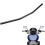 7/8 inch Motorcycle Handlebar 22mm Black Drag Straight Bar Cafe for Chopper 8