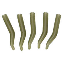 Lot de 50 manchons pour hameçons de pêche à la carpe, aligneurs de ligne de cheveux, souples, anti-pêche/accessoires d'alignement de ligne