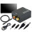 Digital to Analog Audio Converter Optical Fiber Toslink Coaxial Signal to RCA R/L Audio Decoder SPDIF ATV DAC Amplifier 2