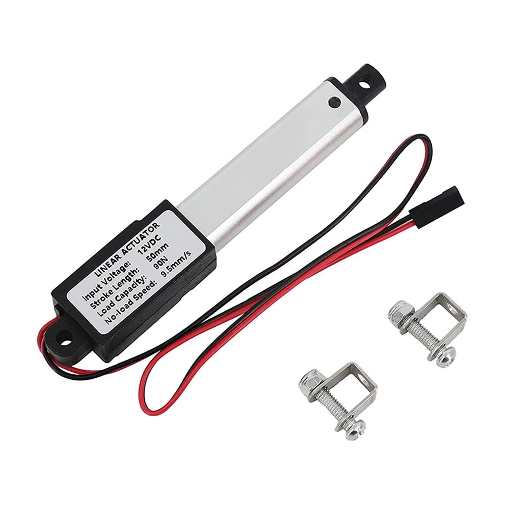 lineaire actuator, 2 inch slag, 90n / 20,3 lb, snelheid 9,5 mm lineaire actuator, 2 inch slag, 90n / 20,3 lb, snelheid 9,5 mm