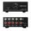 1 in 4 Out Stereo Signal Source Splitter Audio Frequency Signal Distribute Device Non Consumption Output RCA Interface 4