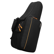 Sac à dos pour saxophone en tissu Oxford épais avec double bandoulière et espace de rangement supplémentaire pour musique chargée