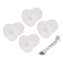4 Stück HEPA-Ersatzfilter für Vorwerk VC100 Akku-Staubsauger – kompatibel, 8577 mm, inkl. Reinigungsbürste