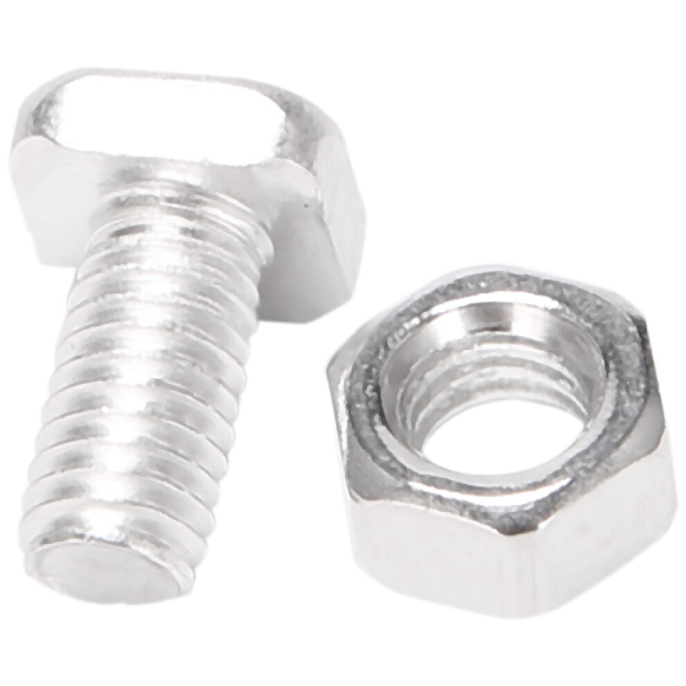 Lot de 200 écrous de serre M6 x 12 mm et écrous à tête carrée pour kit de réparation de serre, pièces de rechange pour fournitures de jardin