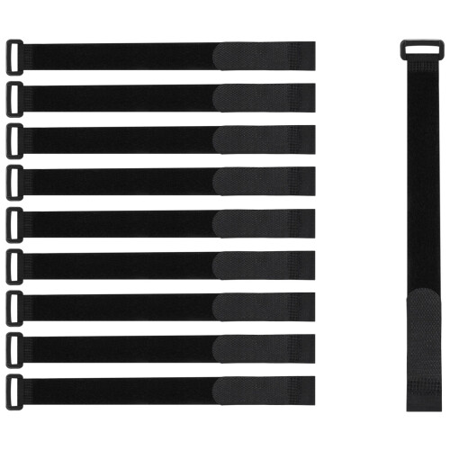 Lot de 10 sangles de support de vélo, sangles de stabilisation pour porte-vélos, 30 cm 2