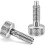Hand Retractable Spring Plunger with Knurled Handle Stainless Steel Lock-Out M6 Type Release Pins for Rolling Toolbox B 1