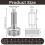 Hand Retractable Spring Plunger with Knurled Handle Stainless Steel Lock-Out M6 Type Release Pins for Rolling Toolbox B 5