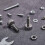 Hand Retractable Spring Plunger with Knurled Handle Stainless Steel Lock-Out M6 Type Release Pins for Rolling Toolbox B 7