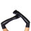 Lange Handschuhe in Lederoptik One Size Schwarz - Schwarz 1