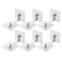 Furniture Anchors Wall Anchors, Anti Tip Furniture Anchors No Drill, Adhesive Furniture Wall Anchors for Baby 6 Pcs
