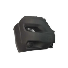 Peugeot Boxer 2014- Front Bumper End Corner No Fog Hole & Wheel Extension Mat Dark Gray Right