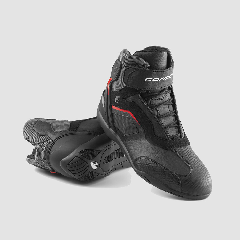 (44 Eu / 9.5-10 Uk) Forma Stinger Evo Dry Motorcycle Boots Waterproof Protection Black 8052998043097