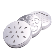 30Pcs Jar Lids Cover 3 Style Hollow Candle Topper Shade Jar Lid for ,Candle, Ball,Regular Mouth Jar,Etc