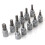 34Pcs Torx Socket Set Triple Square Socket Set Torx Bit Socket Set Star Bit Set Male Female Set 7