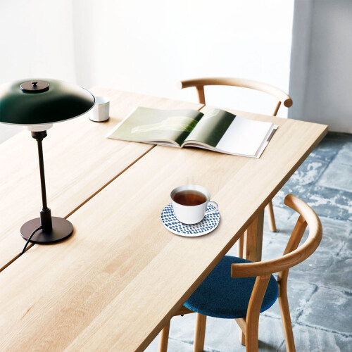 Ceramic Stone with Cork Backing Non- Heat Insulation Table Mat Absorbent Coasters for Drinks 6 2