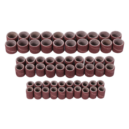 66 Pcs Drum Set Including 60 Pcs Sanding Bands and 6 Pcs Drum Mandrels