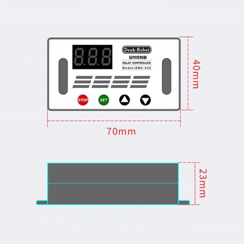 DDC-432 Dual MOS LED Digital Delay Controller Time Delay Relay Trigger Timer Delay Switch Timing Control Module 1
