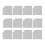Silicone Dehydrator Sheets, Premium Non Stick Silicone Mesh for Fruit Dehydrator, Dehydrator Tray Reusable 12Pcs 2