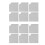 Silicone Dehydrator Sheets, Premium Non Stick Silicone Mesh for Fruit Dehydrator, Dehydrator Tray Reusable 12Pcs 3