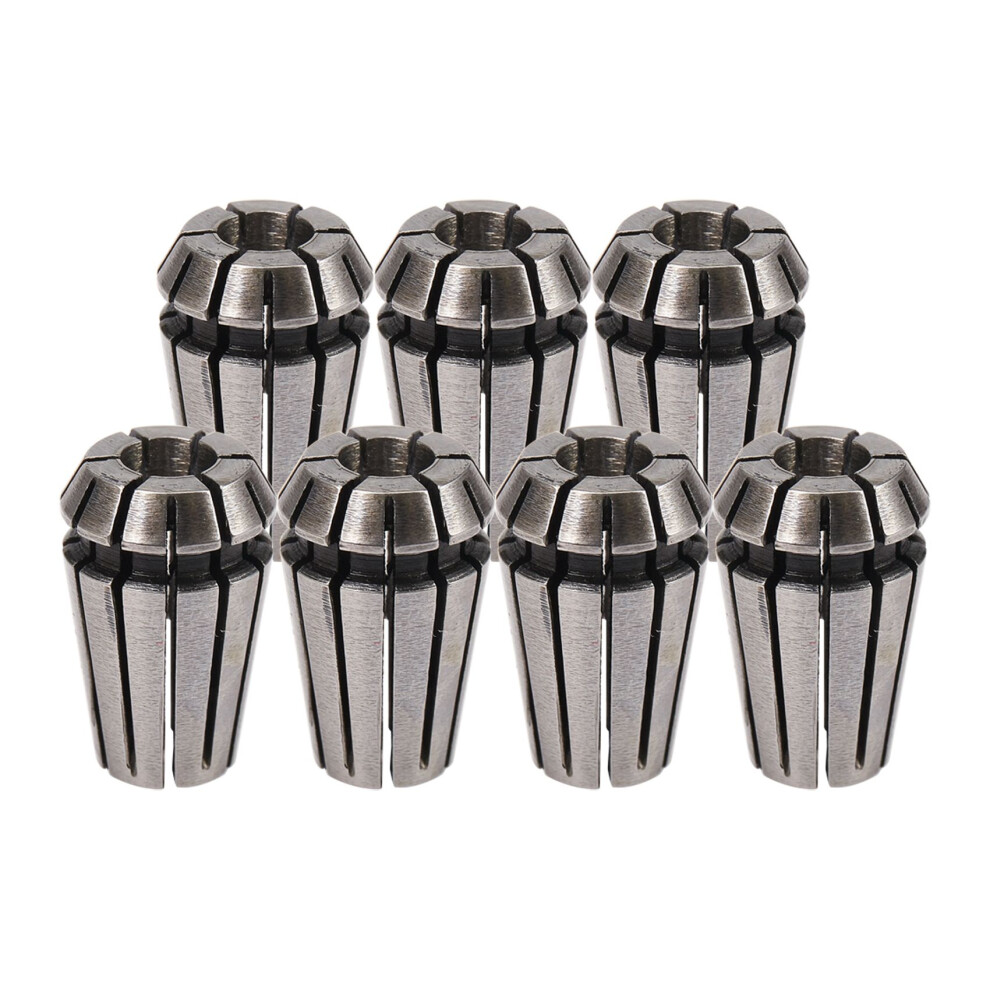 7Pcs 1-7Mm Er11 Collet Chuck Tool Bits Holder Spring Collet For Cnc Engraving Machine & Milling Lathe Tool 4763973107256