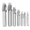 7Pcs M3-M12 Counterbore Milling Cutter High Speed Steel Pilot Slotting Tool End Mill Slot Drill Bit Set 1