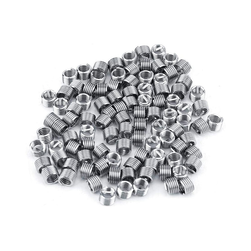 100Pcs Wire Insert Thread, Heli Coil Thread Repair Stainless Steel Ss304 Thread Insert Coiled Wire Insert (M40.71.5d) 4763973104378