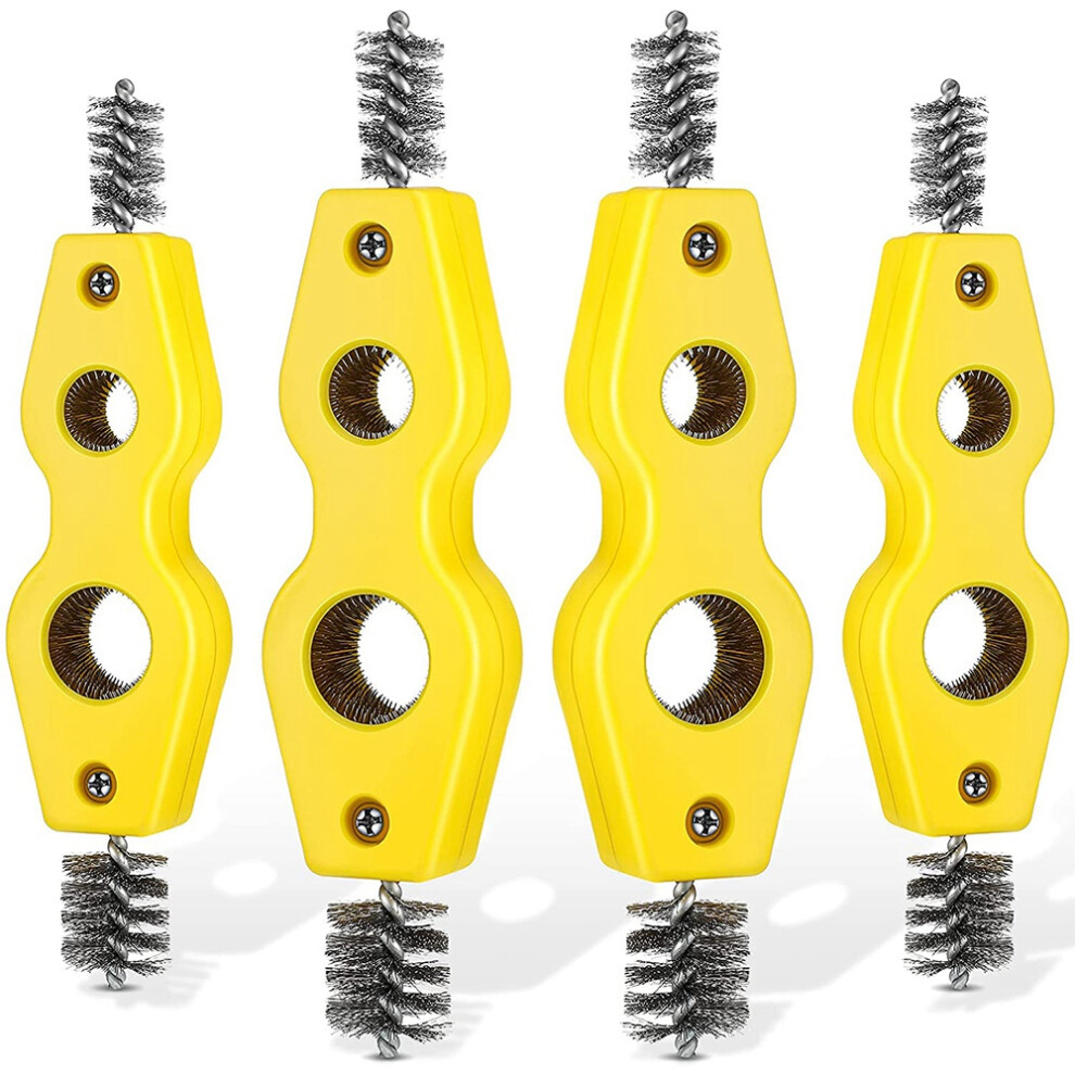 Photos - Other Hand Tools 4Pcs Copper Tubing Brush Copper Pipe Cleaner 4 in 1 Pipe Brush Cleans Inside and Outside Thread Cleaner Plumber Brush