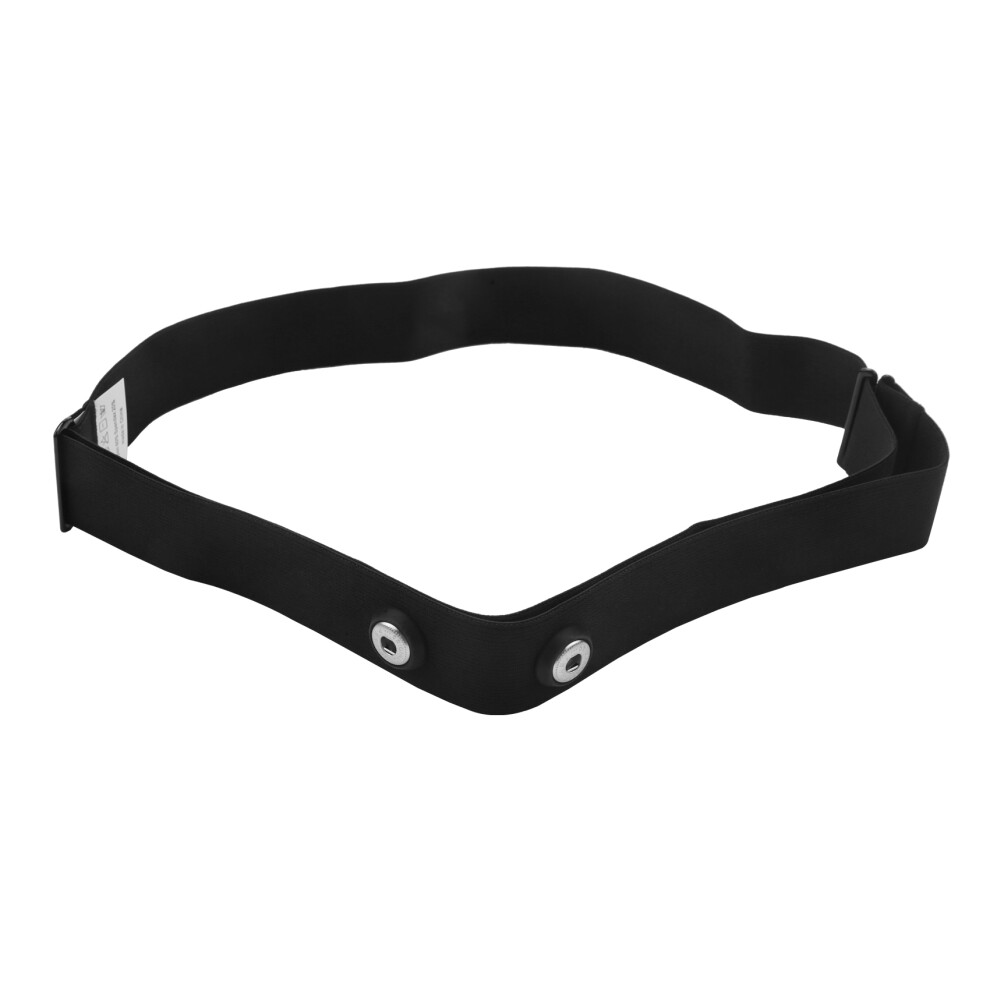 Ceinture thoracique pour moniteur de fréquence cardiaque sans fil pour le sport, noir