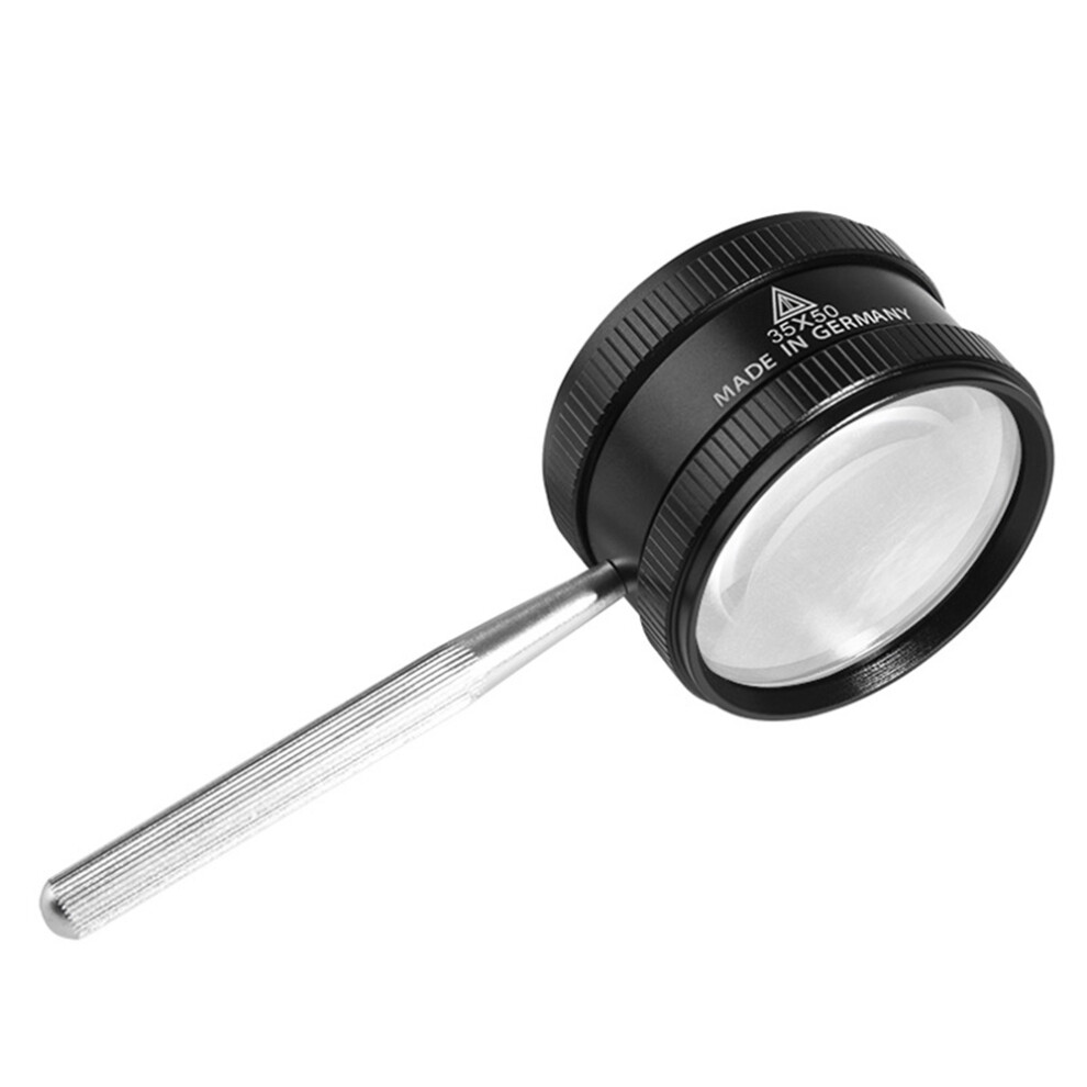 Loupe portative 35X en métal à haute lecture, loupe portable pour bijoux, pour personnes âgées