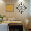 16 Inch Kitchen Wall Clocks with Spoons and Forks,3D Tableware Wall Clock Room (Black) 4
