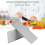 2PCS Diamond Sharpening Stone, Whetstone Honeycomb Surface Diamond Sharpener Plate with Non- Base(400/1000 Grit) 4