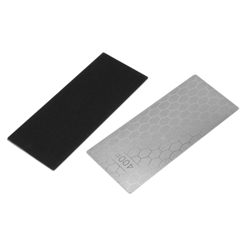 2PCS Diamond Sharpening Stone, Whetstone Honeycomb Surface Diamond Sharpener Plate with Non- Base(400/1000 Grit) 2