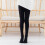Chaussettes de danse pour filles 90D, danse professionnelle noire-M 3