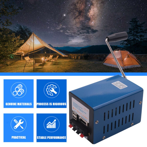 Dynamo-Ladegerät, tragbarer Notfall-Handkurbel-USB-Lade-Notfall-Handkurbel-Generator 1