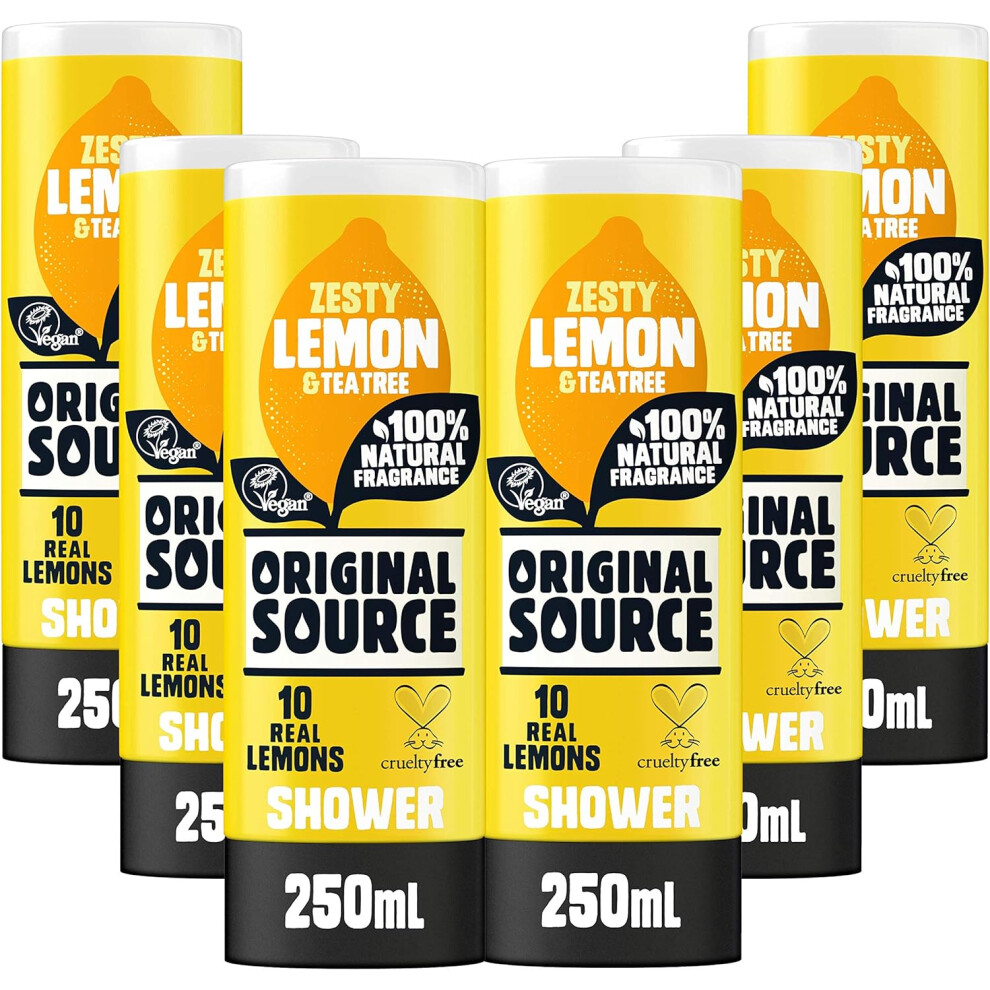 Original Source Lemon Shower Gel 6 x 250ml