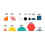 180 Pcs Wooden Geometric Shape Puzzle Pattern Blocks 5