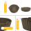 Silicone Pot Mat Cake Molds Silicone Basket Baking Pan for Roasting Microwave Liner Accessories A 7