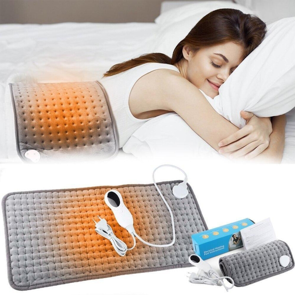 (grey, US( 30*40cm)) Electric Heating Blanket Heated Mat Electro Sheet Pad For Bed Sofa Warm Winter Thermal Blankets Warmer Portable Various Size