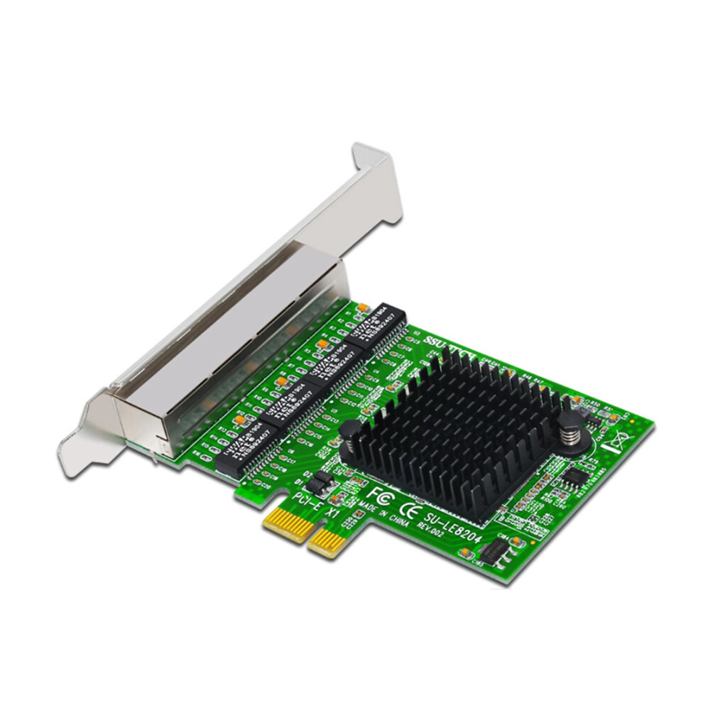 Network Cards Network/Ethernet/Lan Adapter Pci-E Network Card Realtek Rj45 Internet Ethernet Gigabit 4 Port Network Card 4764074148858