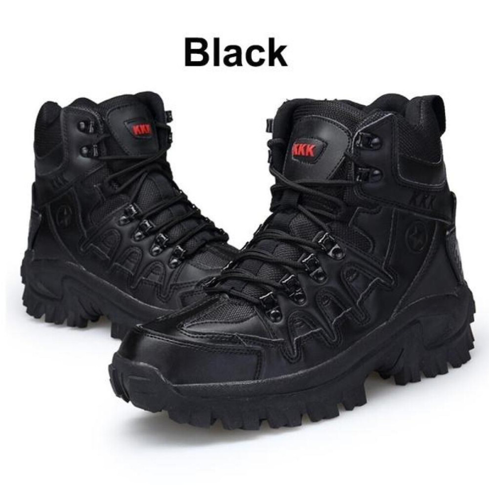 (black, 39) Military Combat Boots Men Outdoor Tactical Army Shoes Waterproof Camouflage Hunting Boots Non-slip Desert Boots Hiking Shoes For Men